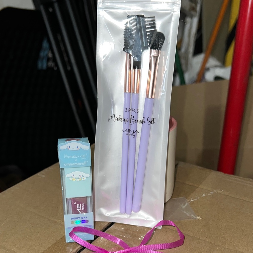 Gina Beauty Purple Makeup Brush Set